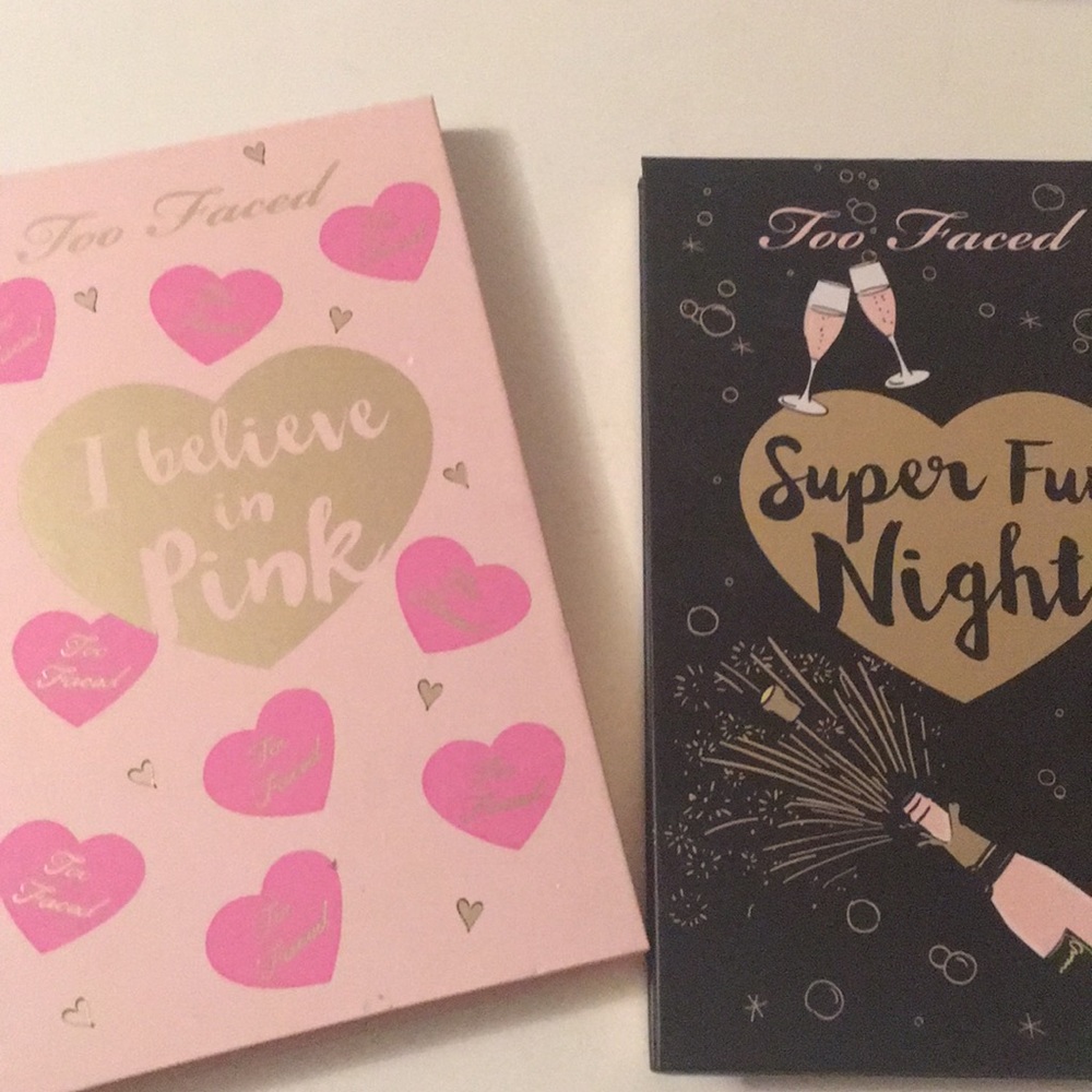 Two Too faced makeup palletes